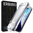 2x Szkło Szkło Hartowane do iPhone 17 / iPhone 16 Pro, ERBORD Easy App Full Screen Protector