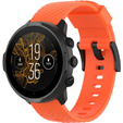 Pasek silikonowy do zegarka Suunto 9, Pomarańczowy