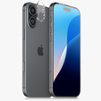Szkło na obiektywy do iPhone 16 / 16 Plus, przezroczyste