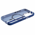 Etui do iPhone 16 Pro Max, Carbon Fiber MagSafe, niebieskie