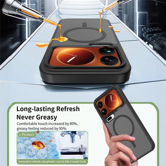 Etui do Xiaomi 17 Pro Max, Fusion Hybrid, do MagSafe, czarne