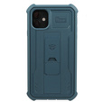 Etui pancerne do iPhone 11, Dexnor Full Body, granatowe