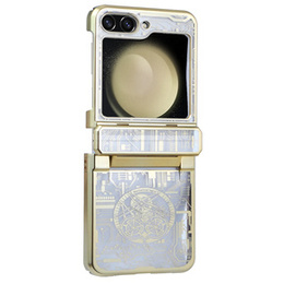 Etui do Samsung Galaxy Z Flip 5 5G, Mechanical Legend, złote