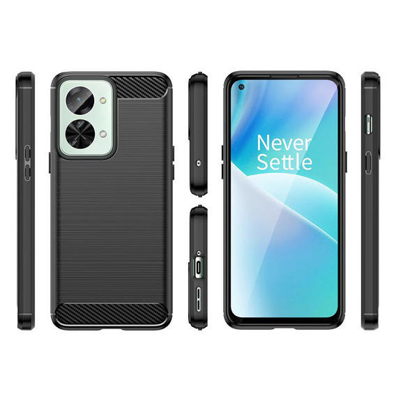 Etui do OnePlus Nord 2T 5G, Karbon, czarne