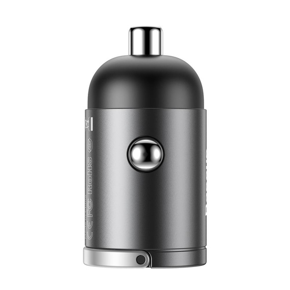 Baseus Tiny Star Mini ładowarka samochodowa QC 3.0 30 W - Szara