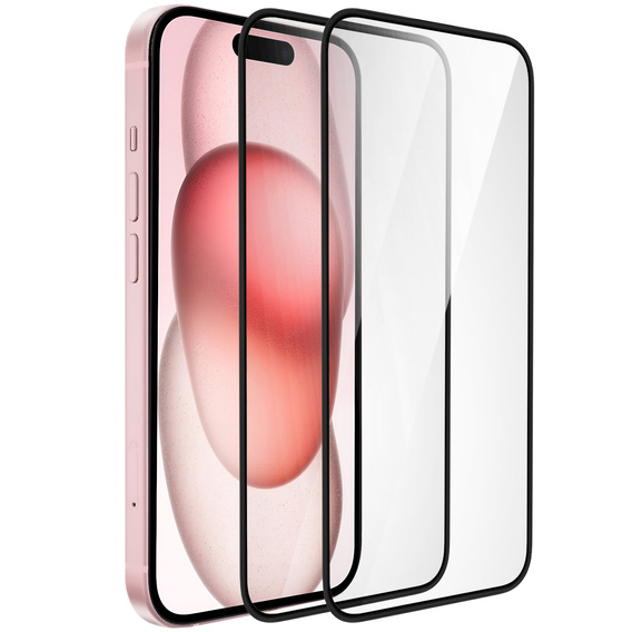 2x Szkło Hybrydowe Ceramic ERBORD do iPhone 15 Plus