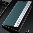 Etui z klapką do Xiaomi Redmi 13C / Poco C65, Side Magnetic, zielone