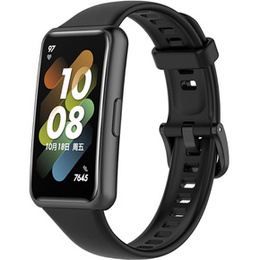 Pasek Silikonowy do Huawei Band 7, Czarny