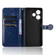 Etui z klapką do Oppo A5 Pro 5G, Wallet Rhombus, niebieskie