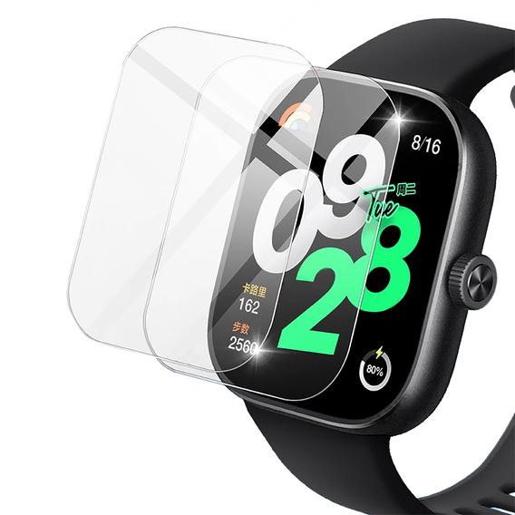 2x Szkło Hartowane ERBORD do Xiaomi Redmi Watch 4, Szybka