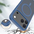 Etui do iPhone 17 Pro, Matt Case, do MagSafe, matowe niebieskie