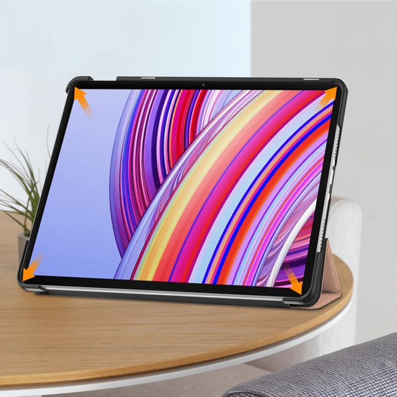 Etui do Xiaomi Redmi Pad Pro, Smartcase, różowe rose gold