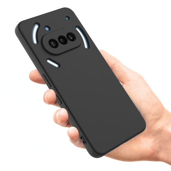 Etui do Nothing Phone 3a, Silicone Lite, czarne