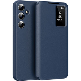 Etui z klapką do Samsung Galaxy S24, Smart View Wallet, niebieskie