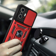 Etui pancerne do Xiaomi 11T / 11T Pro, CamShield Slide, czerwone