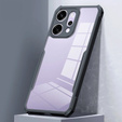 Etui do Oppo Reno 14, AntiDrop Hybrid, przezroczyste z czarną ramką