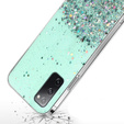 Etui do Samsung Galaxy S20 FE, Glittery, jasnoniebieskie