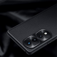 Etui skórzane do Honor 70 5G, Obudowa leather hybrid Case, Czarne