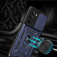 Etui pancerne do Realme C71, CamShield Slide, niebieskie