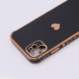 Etui do Apple iPhone 11, Electro heart, czarne