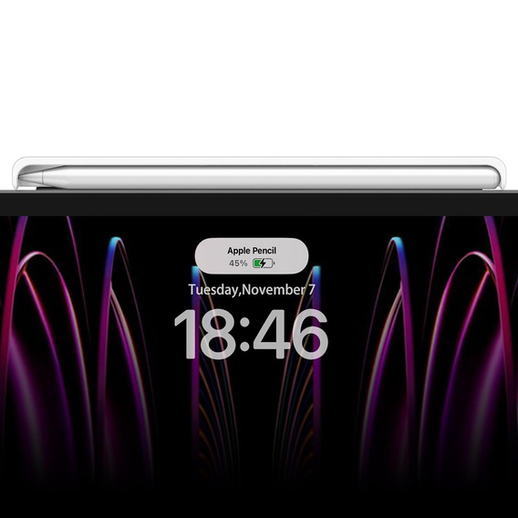 Metalowy uchwyt Dracool do Apple Pencil Pro / 2nd Gen – biały