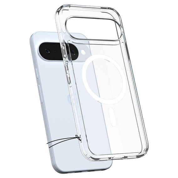 Etui z MagSafe Spigen do Google Pixel 10/10 Pro, Ultra Hybrid, Clear/White