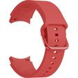 Pasek Silikonowy do Samsung Galaxy Watch 4/5/6/7 40/42/43/44/45/46/47mm, Czerwony