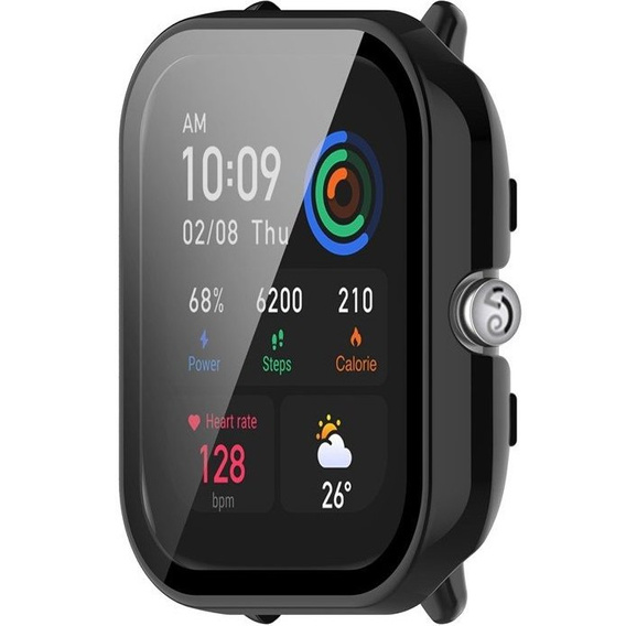 Etui + Szkło 2w1 do Xiaomi Amazfit GTS 4 Mini, Czarne