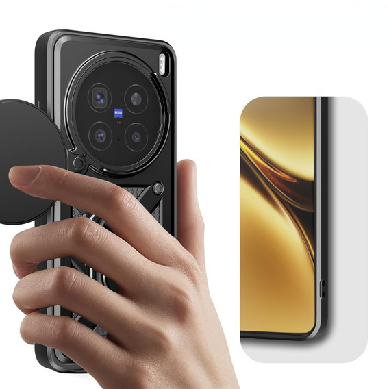 Etui pancerne do Vivo X200 Pro 5G, CamShield Slide, czarne