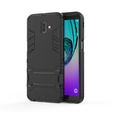 Czarne Etui Kickstand Case do Samsung Galaxy J6+ Plus