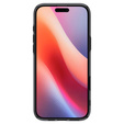 Etui z MagSafe Spigen do iPhone 16 Pro Max, Ultra Hybrid "T", matowe przezroczyste / czarne + Szkło Hartowane 9H