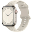 Pasek Silikonowy do Apple Watch 1/2/3/4/5/6/7/8/9/10/11/SE 38/40/41/42mm, Leopard, Beżowy