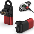 Mini złącze / Adapter Lightning do zegarków Garmin, Czarny/Czerwony