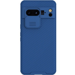 Etui do Google Pixel 8 Pro, pancerne Nillkin, CamShield Pro, Niebieskie