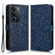 Etui z klapką do Realme C71, Wallet Rhombus, niebieskie