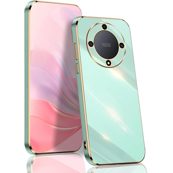 Etui do Honor Magic 6 Lite 5G, Glamour CamShield, miętowe