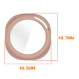 2w1 Etui + Szkło Hartowane do Samsung Galaxy Watch 8 Classic 46mm, Różowe