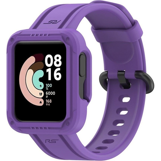 Pasek + Etui do Xiaomi Redmi Watch 2 Lite / Xiaomi Mi Watch Lite, Fioletowy