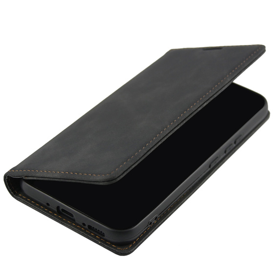 Etui do Samsung Galaxy A54, ERBORD Vintage portfel z klapką, czarne