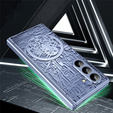 Etui do Samsung Galaxy Z Fold7 5G, Mechanical Legend, niebieskie