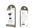 Adapter HOCO UA6 OTG USB-A (męski) do USB-C (żeński) – czarny
