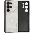 Etui do Samsung Galaxy S25 Ultra, Matte Case z wzorem wnętrza telefonu, białe