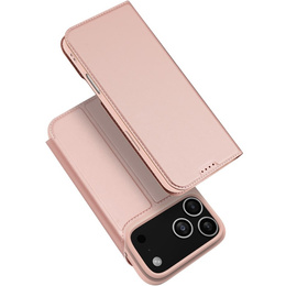 Etui z klapką Dux Ducis do iPhone 17 Pro Max, Skin Pro, różowe