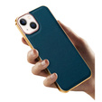 Etui do iPhone 13, Cowhide Leather, zielone