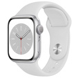Pasek Silikonowy do Apple Watch 1/2/3/4/5/6/7/8/9/10/11/SE Ultra 1/2/3 42/44/45/46/49mm, Biały