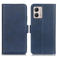 Etui z klapką do Motorola Moto G53 5G / G13 / G23, Wallet, niebieskie