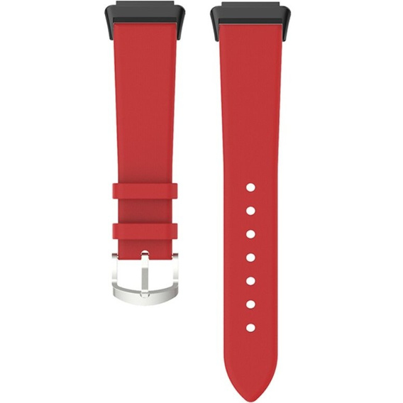 Pasek ze skóry naturalnej do Huawei Band 7, Red