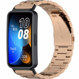 Bransoleta Stalowa do Huawei Band 8 / Huawei Band 9 / Huawei Band 10, Różowe Złoto