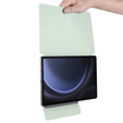 Magnetyczne etui origami do Samsung Galaxy Tab S10 Lite / S10 FE / S9 FE / S9 – jasnozielone
