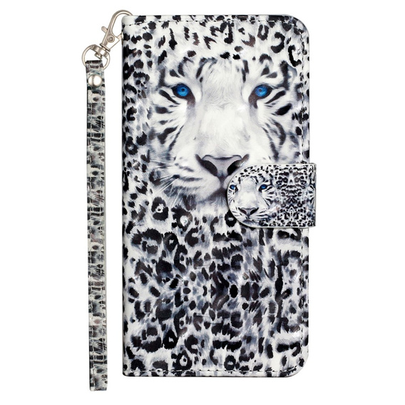 Etui z klapką do Samsung Galaxy A35 5G, Wallet, Leopard